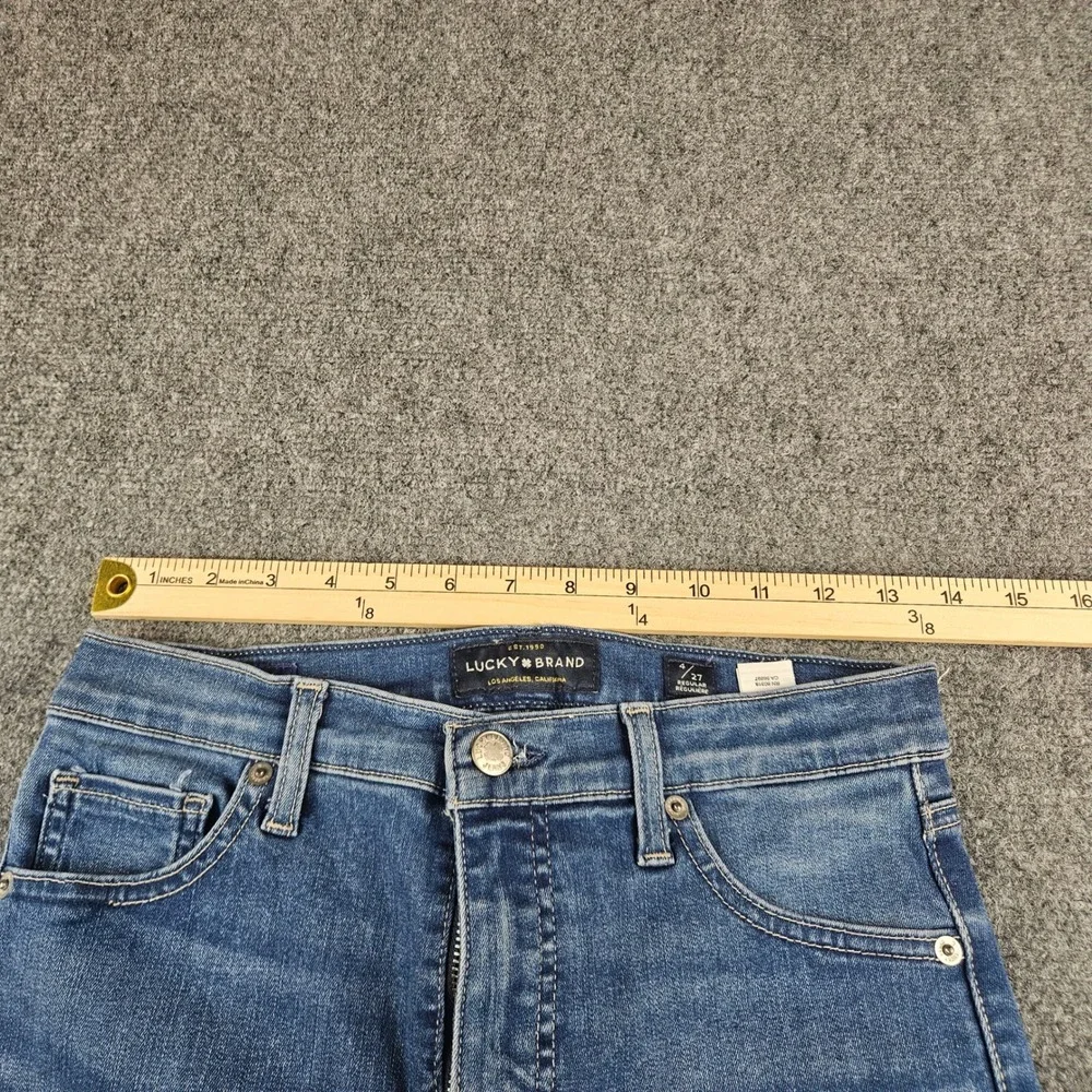 Lucky Brand‎ Bridgette Skinny Jeans Womens 4/27 Medium Wash High Rise Denim